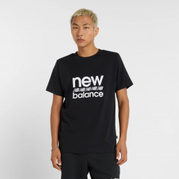 Мужская футболка New Balance MT51940BK - черная
