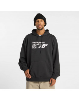Мужская толстовка New Balance MT51954BK - черная