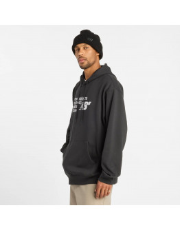 Мужская толстовка New Balance MT51954BK - черная