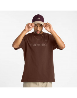 Мужская футболка New Balance Numeric MT51955ROK - коричневая