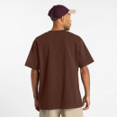 Мужская футболка New Balance Numeric MT51955ROK - коричневая
