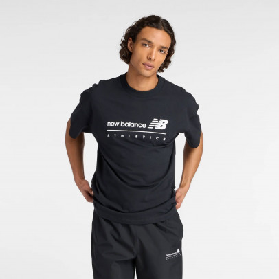 Мужская футболка New Balance MT53525BK - черная