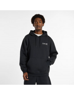 Мужская толстовка New Balance MT53528BK - черная