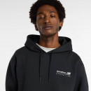 Мужская толстовка New Balance MT53528BK - черная