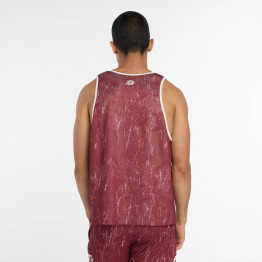 Мужская футболка New Balance MT53609MHB - бордовая