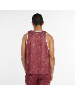 Мужская футболка New Balance MT53609MHB - бордовая