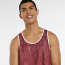 Мужская футболка New Balance MT53609MHB - бордовая