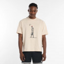 Мужская футболка New Balance MT53611BIS - бежевый