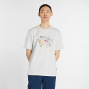 Мужская футболка New Balance MT53905AHH - серая