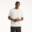 Мужская футболка New Balance Woven Label MT53928AGM - серая