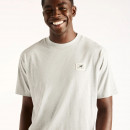 Мужская футболка New Balance Woven Label MT53928AGM - серая