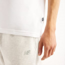 Мужская футболка New Balance Woven Label MT53928WT - белая