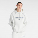 Мужской свитер New Balance Trackside Fleece MT611629AHH - серый