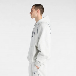 Мужской свитер New Balance Trackside Fleece MT611629AHH - серый