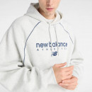 Мужской свитер New Balance Trackside Fleece MT611629AHH - серый