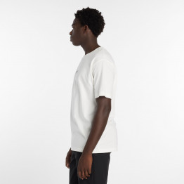 Мужская футболка New Balance N Collage MT6161TQSST - белая