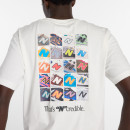 Мужская футболка New Balance N Collage MT6161TQSST - белая