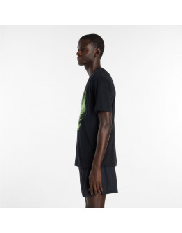 Мужская футболка New Balance Vortex Performance MT6164W1BK - черная