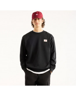 Мужская толстовка New Balance Woven Label MT6175T5BK - черная