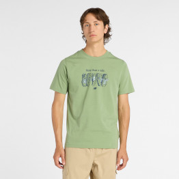 Мужская футболка New Balance MT61778SAAR - зеленая