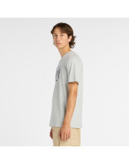 Мужская футболка New Balance MT61778SAG - серая