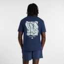 Мужская футболка New Balance MT61B2STNNY - синяя