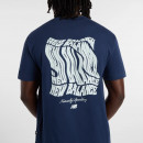 Мужская футболка New Balance MT61B2STNNY - синяя