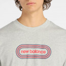 Мужская футболка New Balance MT61C48BAG - серая