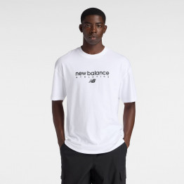 Мужская футболка New Balance MT61D0U5WT - белая