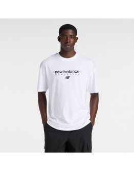 Мужская футболка New Balance MT61D0U5WT - белая