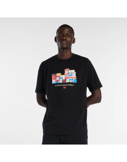 Мужская футболка New Balance MT61H0DXBK - черная