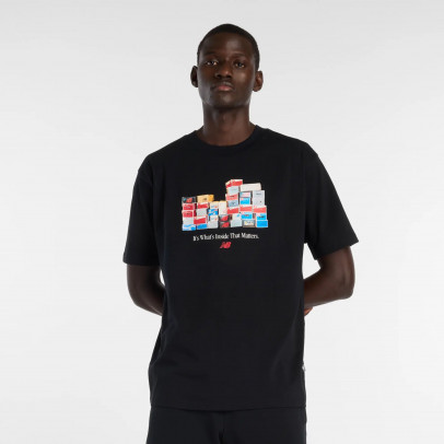 Мужская футболка New Balance MT61H0DXBK - черная