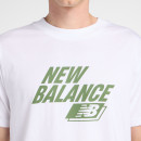 Мужская футболка New Balance MT61H0Z3WT - белая