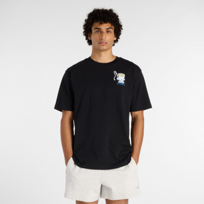 Мужская футболка New Balance MT61I5BMBK - черная