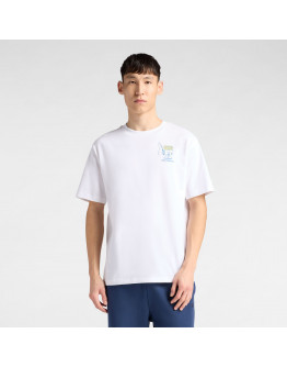 Мужская футболка New Balance MT61I5BMWT - белая