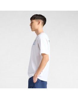 Мужская футболка New Balance MT61I5BMWT - белая