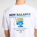 Мужская футболка New Balance MT61I5BMWT - белая
