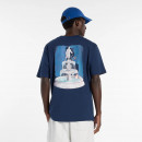 Мужская футболка New Balance MT61J9ICNNY - темно-синяя