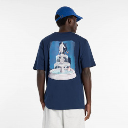 Мужская футболка New Balance MT61J9ICNNY - темно-синяя