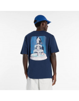 Мужская футболка New Balance MT61J9ICNNY - темно-синяя