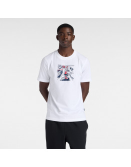 Мужская футболка New Balance MT61L3FMWT - белая