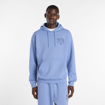 Мужская толстовка New Balance Reimagined Fleece Hoodie MT61L713AA3 - синяя