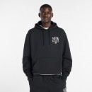 Мужская толстовка New Balance Reimagined Fleece Hoodie MT61L713BK - черная