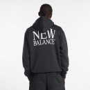 Мужская толстовка New Balance Reimagined Fleece Hoodie MT61L713BK - черная
