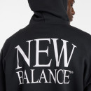 Мужская толстовка New Balance Reimagined Fleece Hoodie MT61L713BK - черная