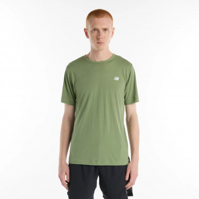 Мужская футболка New Balance MT61O0U4AAR - зеленая