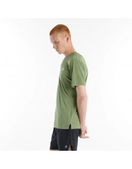Мужская футболка New Balance MT61O0U4AAR - зеленая