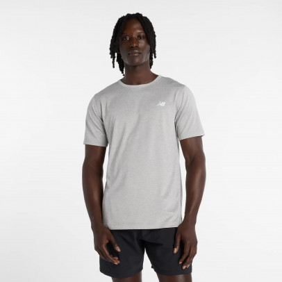 Мужская футболка New Balance MT61O0U4AG - серая