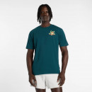 Мужская футболка New Balance MT61T0QMAAV - зеленая