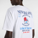 Мужская футболка New Balance MT61Y1F6WT - белая